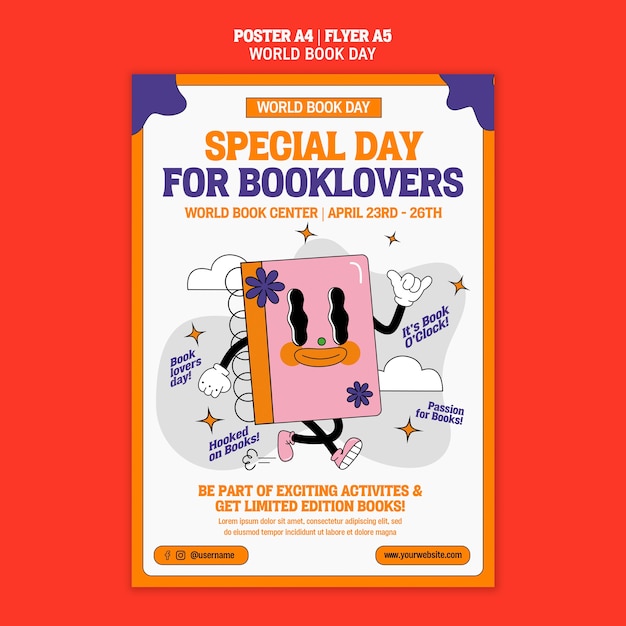 World Book Day Poster Template – Free to Download