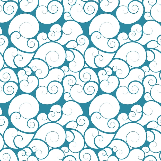 Abstract Seamless Pattern with Swirls – Free Download