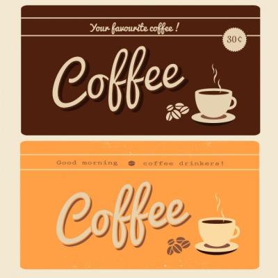 Retro Coffee Banners – Free Download