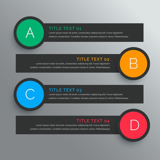 Infographic Banners with Colored Circles – Free Stock Photo for Download