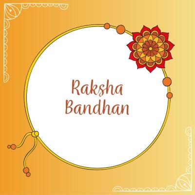 Hand Drawn Raksha Bandhan Vector Templates – Free Download