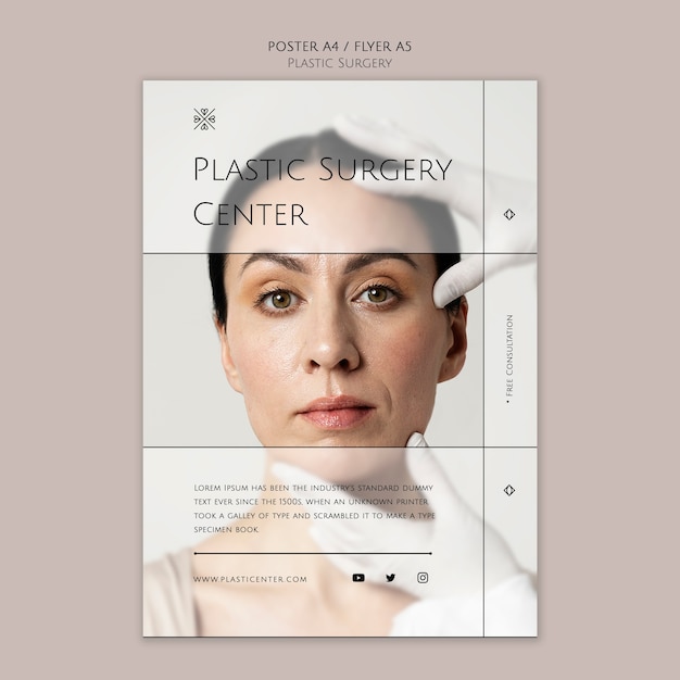 Plastic Surgery Poster Template – Free Download