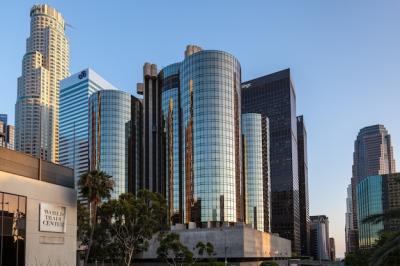 Skyscrapers in the Financial District of Los Angeles, California – Free Download