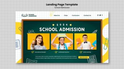 School Admission Template Design for Easy Customization – Free Download