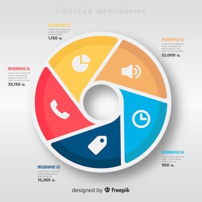 Flat Infographic Design for Vector Templates – Free Download