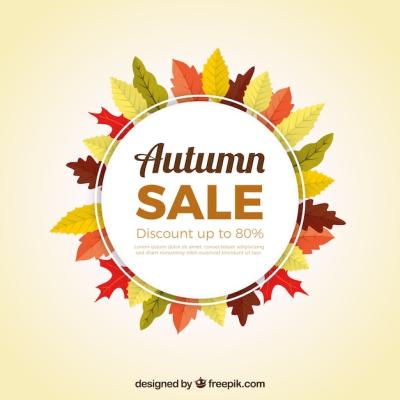 Autumn Sale Design – Free Download Vector Templates