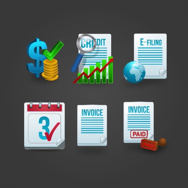 Invoice Icon Collection – Free Download, Free Stock Photo