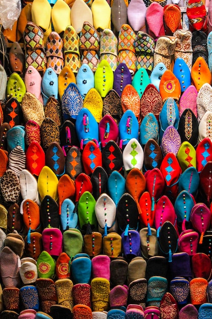 Multi-Colored Shoes for Sale in Market – Free Stock Photo for Download