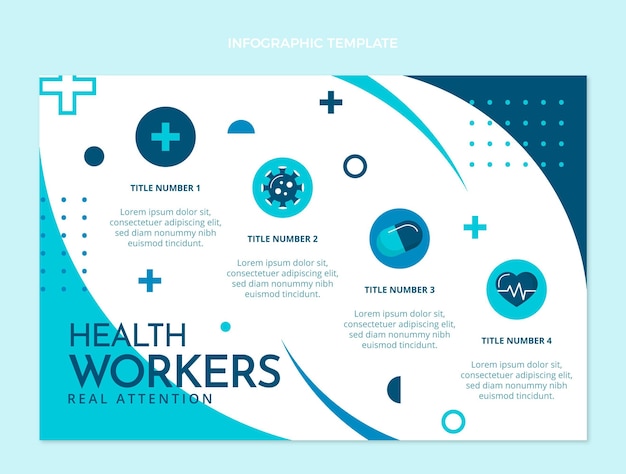 Flat Design Medical Infographic – Free Download