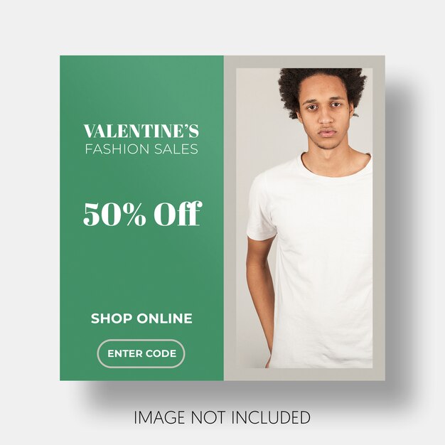 Valentine’s Day Social Template Sales – Download Free Stock Photo