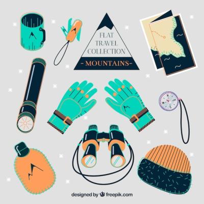 Winter Travel Element Collection – Download Free Stock Photos