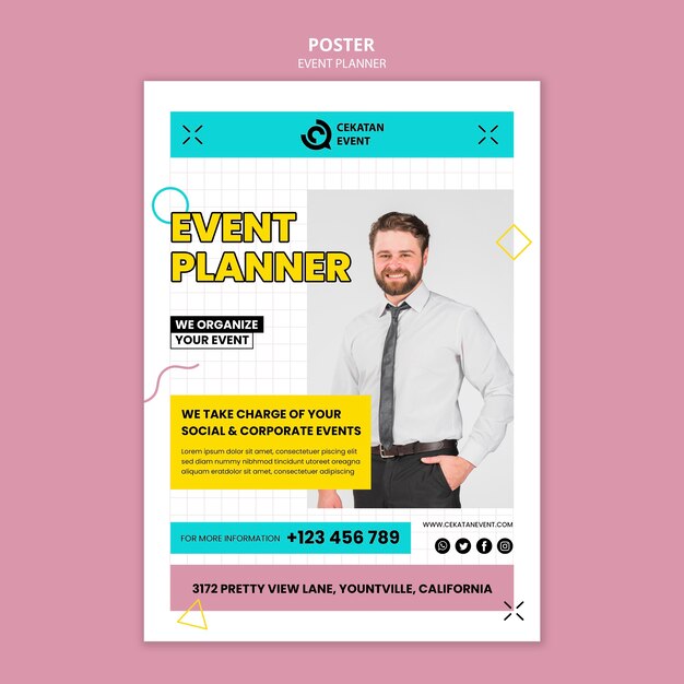 Event Planning Poster Template – Free Download