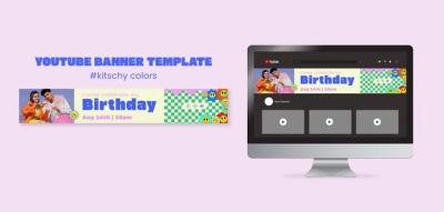 Kitschy Colors Template Design – Free Download, Free Stock Photo