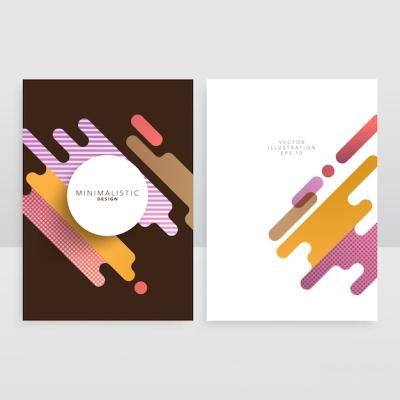 Abstract Brochure Cover Design – Free Download