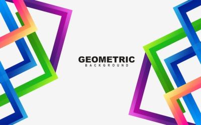 Modern Abstract Background Design with Geometric Shapes – Free Download