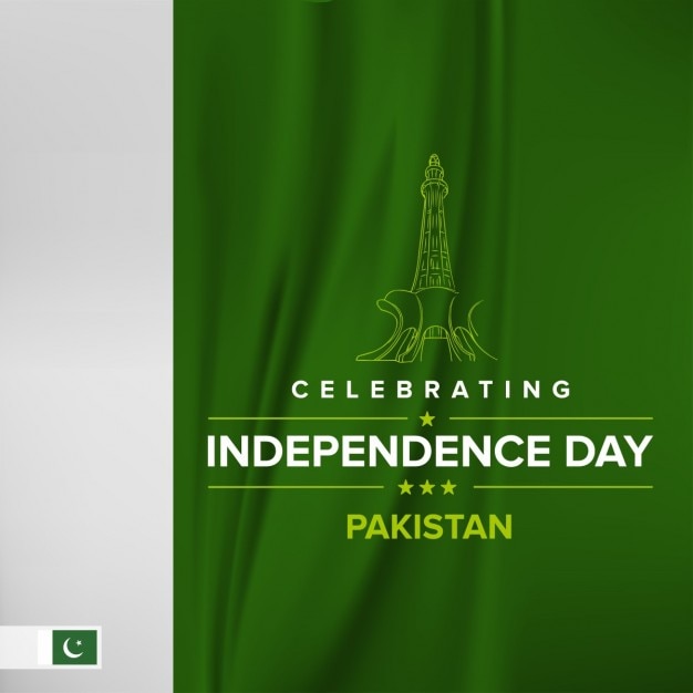 Pakistan Independence Day Flag Background – Free Download