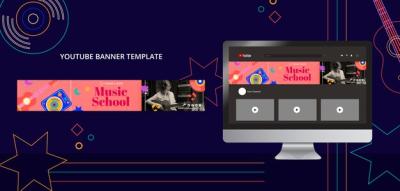 Flat Design Music Template – Free Download