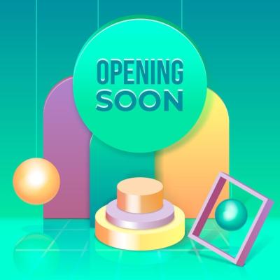 Geometric Shapes Opening Soon – Free Download