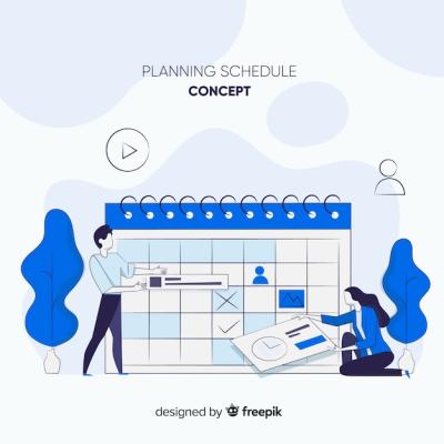 Creative Planning Schedule Template – Free Download