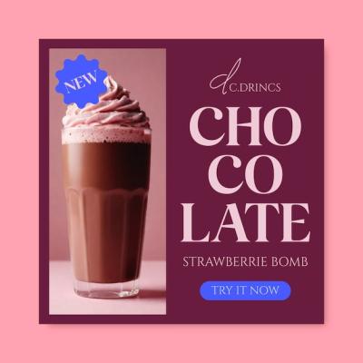 Chocolate Banner Template Design – Free Download