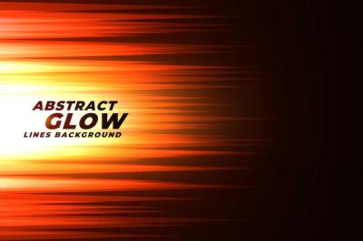 Glowing Orange Abstract Lines Background – Free Stock Photo, Download for Free