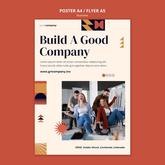 Good Company Poster Template – Free Download