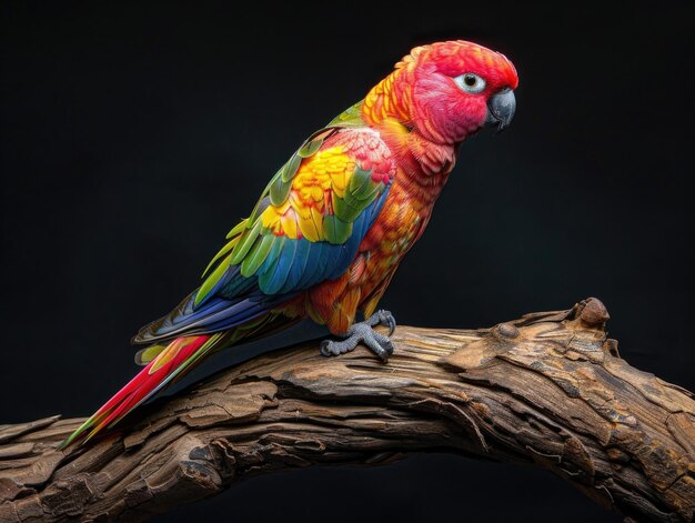 Brilliant Parrot: Majestic Bird with Vibrant Feathers and Intelligent Display – Free Download