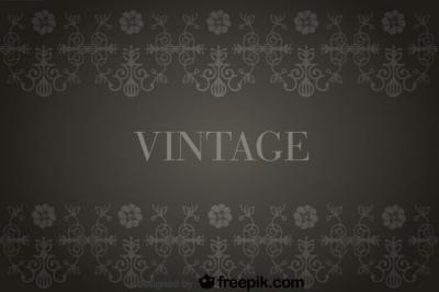 Vintage Background with Flowers Retro Decorations – Free Download