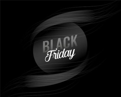 Dark Black Friday Background Design – Download Free Stock Photo