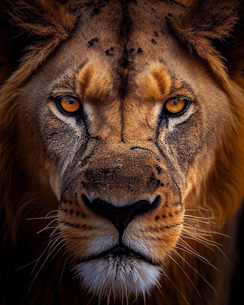 Lion Face Wallpapers – Stunning HD Backgrounds for Free Download