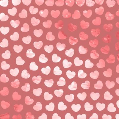 Watercolour Hearts Pattern Background for Valentine’s Day – Free Download