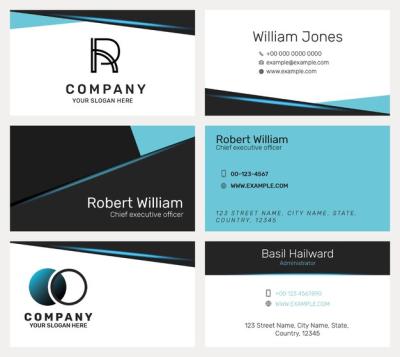 Modern Business Card Template PSD Collection – Free Download