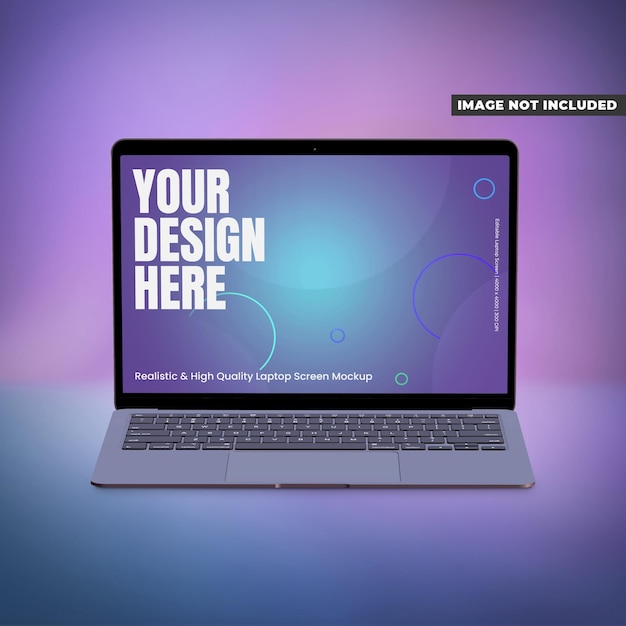 A Laptop Screen Featuring Customizable Design – Free Download