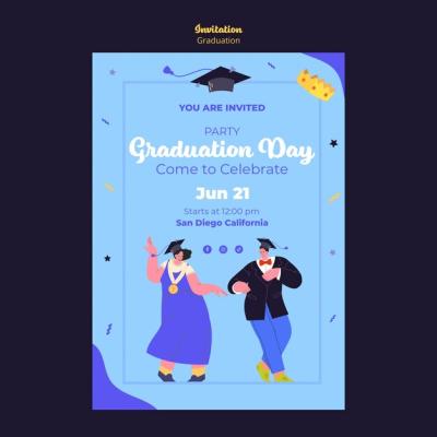 Graduation Invitation Template – Free Download