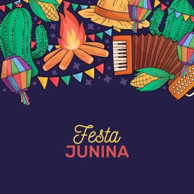 Hand Drawn Festa Junina Concept – Free Stock Photo for Download