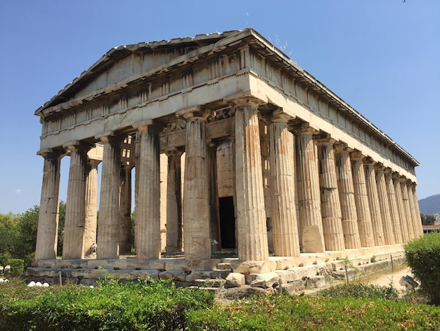 The Temple of Hephaestus: A Doric Peripteral Temple at the Agora of Athens – Free Stock Photo Download