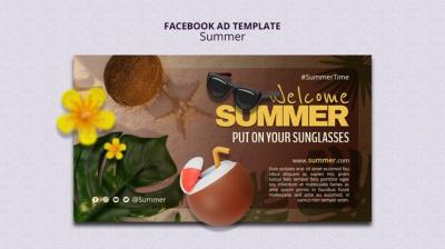 Summer Season Facebook Template – Free Download for Stunning Social Media Posts