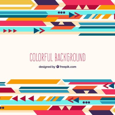 Multicolor Shapes Background – Free Download