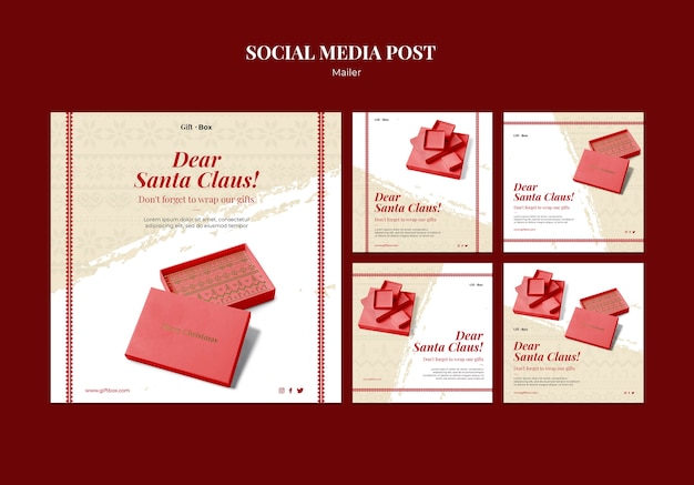 Instagram Post Design Template for Mailers – Free Download