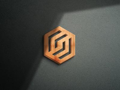 3D Logo Mockup with Wooden Effect in 4K Resolution – Free to Download