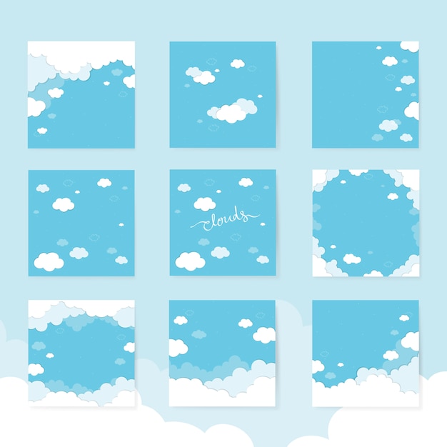 Cloudy Blue Background – Free Stock Photo, Download for Free