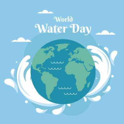 World Water Day Flat Design Illustration – Free Download