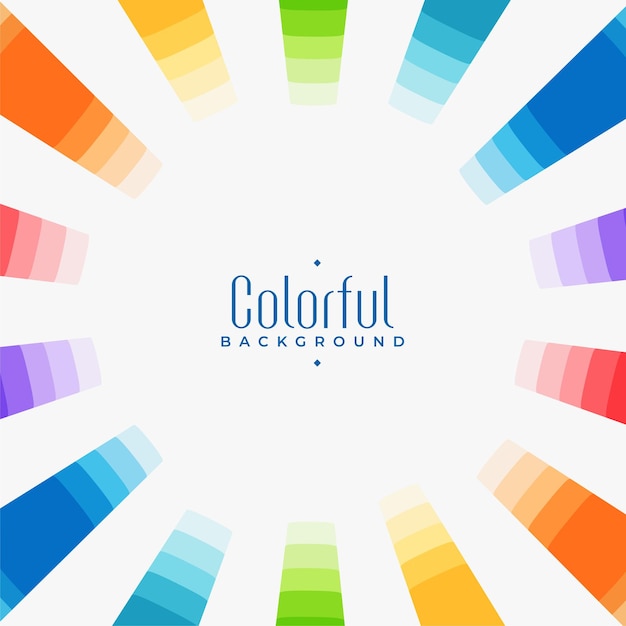 Abstract Background with Rainbow Color Stripes – Free Download