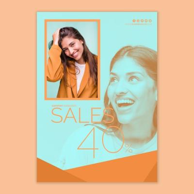 Sales Poster Template – Free Stock Photo, Download for Free