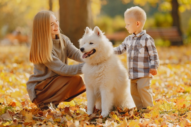 Mother and Son in an Autumn Field – Free Stock Photo Download