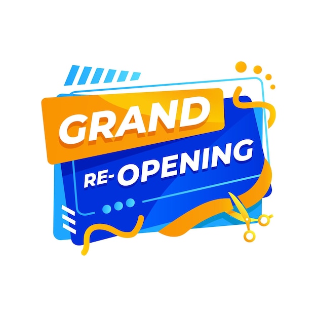 Grand Re-Opening Concept – Free Download Free Stock Photo