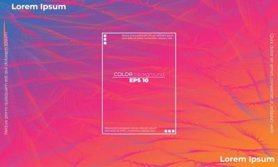 Minimal Geometric Background with Gradient Shapes for Gift Cards and Poster Templates – Free Download