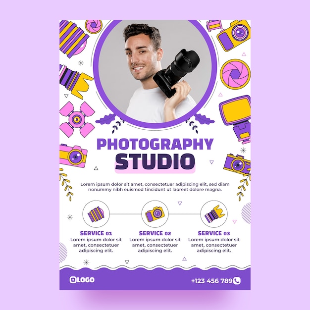 Photography Template Design – Free to Download