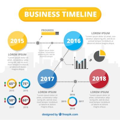 Company Milestones Concept – Free Stock Photo for Easy Download