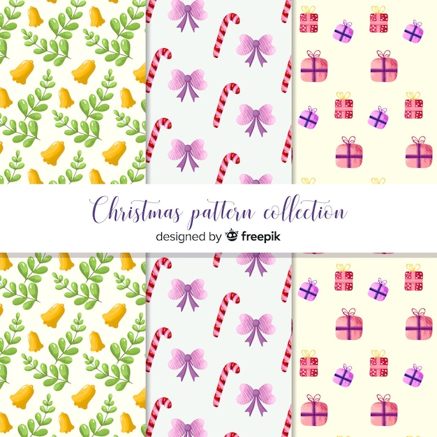 Creative Christmas Pattern Collection – Free Download